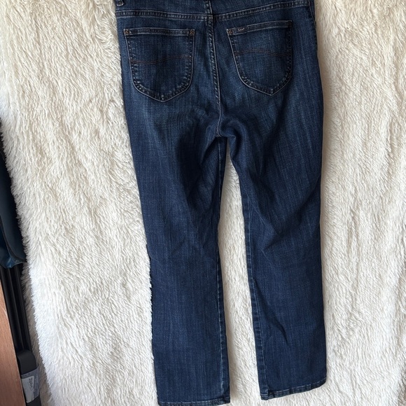 Lee Classic Indigo Straight Leg Jeans - Picture 6 of 8